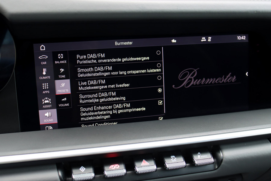 Porsche 911 992 3.0 Carrera 4S | 4-Wielbesturing | Panoramadak | Sport-Chrono | PASM | Burmester High-End | Surround Camera | Stoelventilatie- en verwarming | Night Vision |