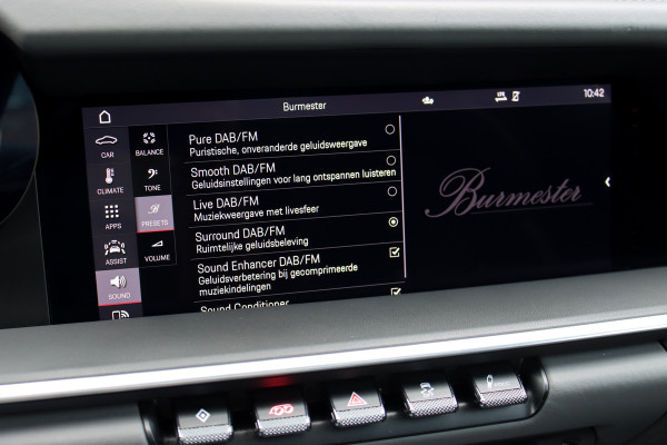 Porsche 911 992 3.0 Carrera 4S | 4-Wielbesturing | Panoramadak | Sport-Chrono | PASM | Burmester High-End | Surround Camera | Stoelventilatie- en verwarming | Night Vision |