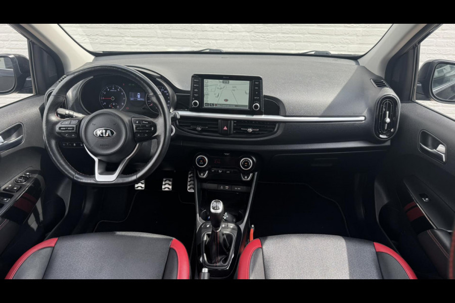 Kia Picanto 1.0 T-GDI GT-Line Leder Carplay Camera Cruise Navigatie Verwarmde stoelen en stuurwiel