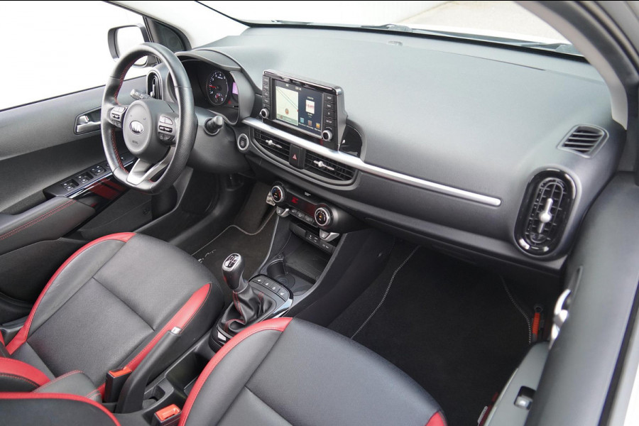 Kia Picanto 1.0 T-GDI GT-Line / 101 pk / 50dkm NAP / Leder / Camera / Stoel- en Stuurverw. / NL-Auto