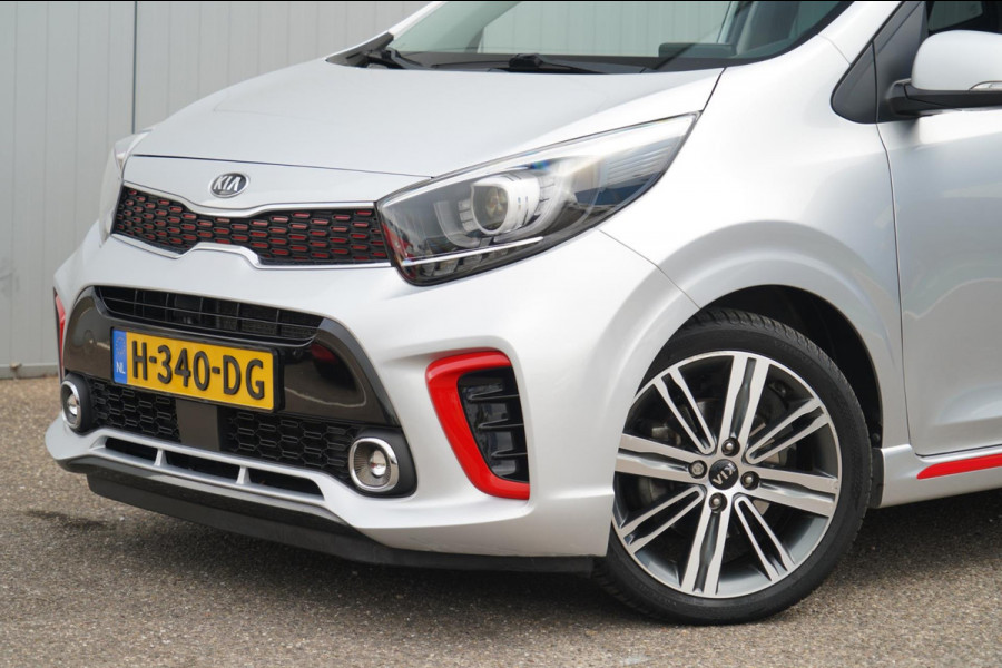Kia Picanto 1.0 T-GDI GT-Line / 101 pk / 50dkm NAP / Leder / Camera / Stoel- en Stuurverw. / NL-Auto