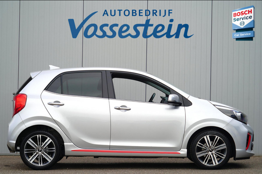 Kia Picanto 1.0 T-GDI GT-Line / 101 pk / 50dkm NAP / Leder / Camera / Stoel- en Stuurverw. / NL-Auto