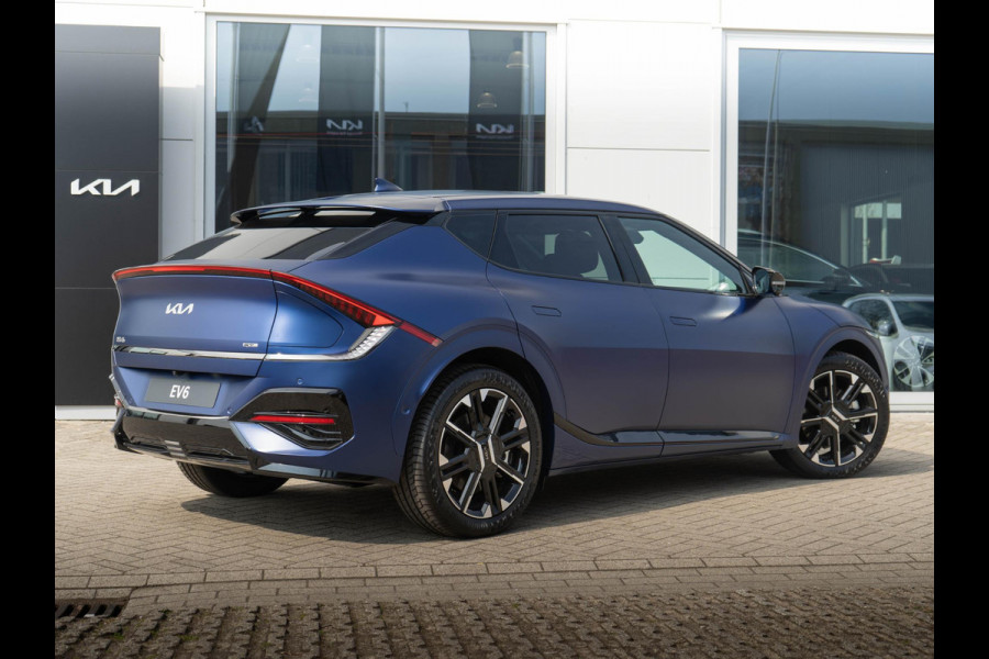 Kia Ev6 GT-Line 84 kWh Yacht Blue Matte: alleen bij ons en direct leverbaar | UNIEKE KLEUR | NIEUWE AUTO