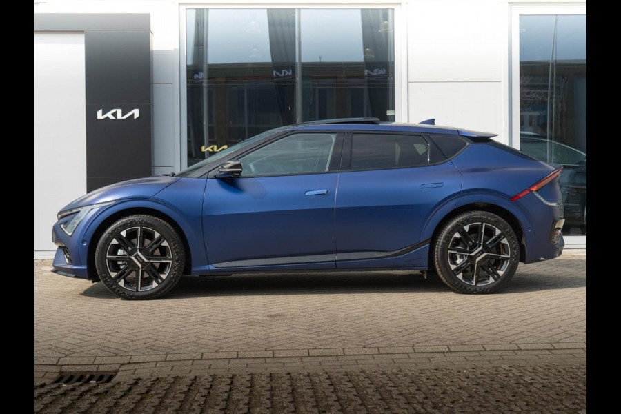 Kia Ev6 GT-Line 84 kWh Yacht Blue Matte: alleen bij ons en direct leverbaar | UNIEKE KLEUR | NIEUWE AUTO
