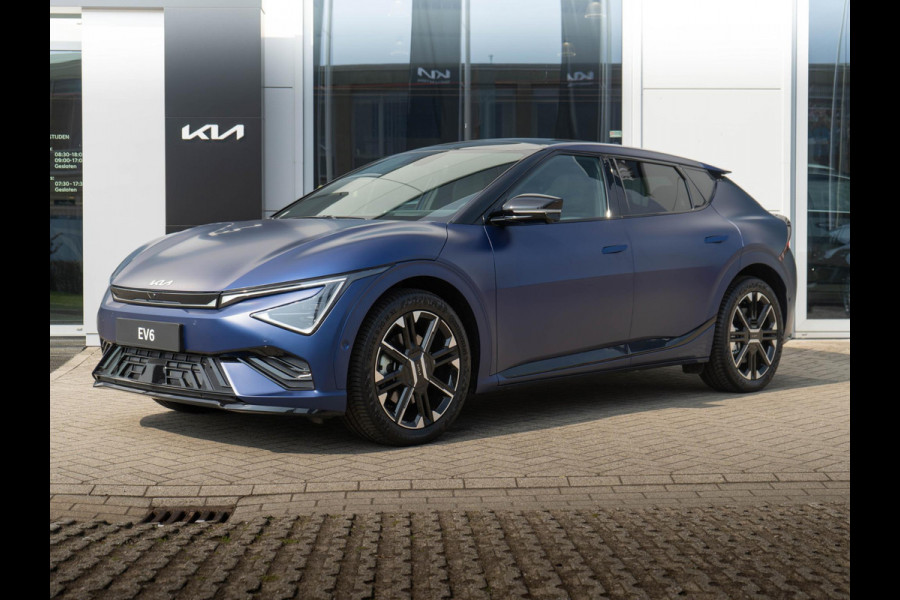 Kia Ev6 GT-Line 84 kWh Yacht Blue Matte: alleen bij ons en direct leverbaar | UNIEKE KLEUR | NIEUWE AUTO