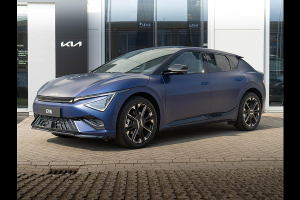 Kia Ev6 GT-Line 84 kWh Yacht Blue Matte: alleen bij ons en direct leverbaar | UNIEKE KLEUR | NIEUWE AUTO