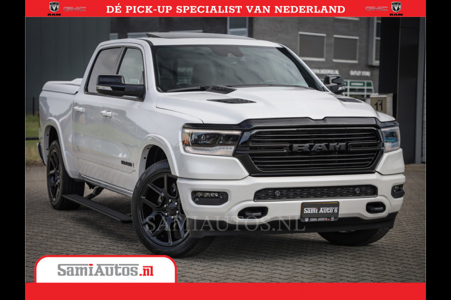 Dodge Ram 1500 Laramie Night Edition | 5.7V8 4X4 | Sport Line met Panorama dak en Camera en veel meer | Luxe Leder | Comfortabele Dubbele Cabine met Royale 5 Zitplaatsen |