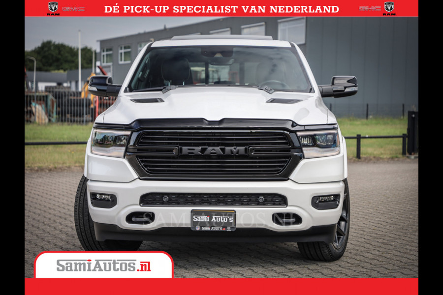 Dodge Ram 1500 Laramie Night Edition | 5.7V8 4X4 | Sport Line met Panorama dak en Camera en veel meer | Luxe Leder | Comfortabele Dubbele Cabine met Royale 5 Zitplaatsen |