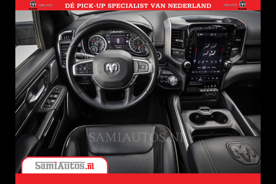 Dodge Ram 1500 Laramie Night Edition | 5.7V8 4X4 | Sport Line met Panorama dak en Camera en veel meer | Luxe Leder | Comfortabele Dubbele Cabine met Royale 5 Zitplaatsen |