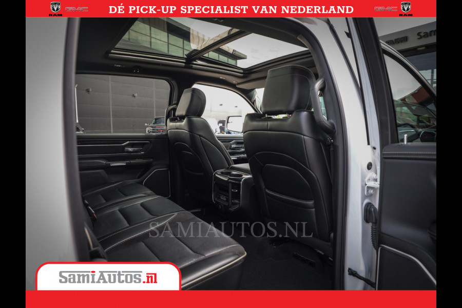 Dodge Ram 1500 Laramie Night Edition | 5.7V8 4X4 | Sport Line met Panorama dak en Camera en veel meer | Luxe Leder | Comfortabele Dubbele Cabine met Royale 5 Zitplaatsen |