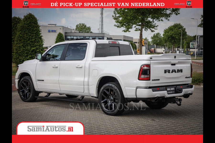 Dodge Ram 1500 Laramie Night Edition | 5.7V8 4X4 | Sport Line met Panorama dak en Camera en veel meer | Luxe Leder | Comfortabele Dubbele Cabine met Royale 5 Zitplaatsen |