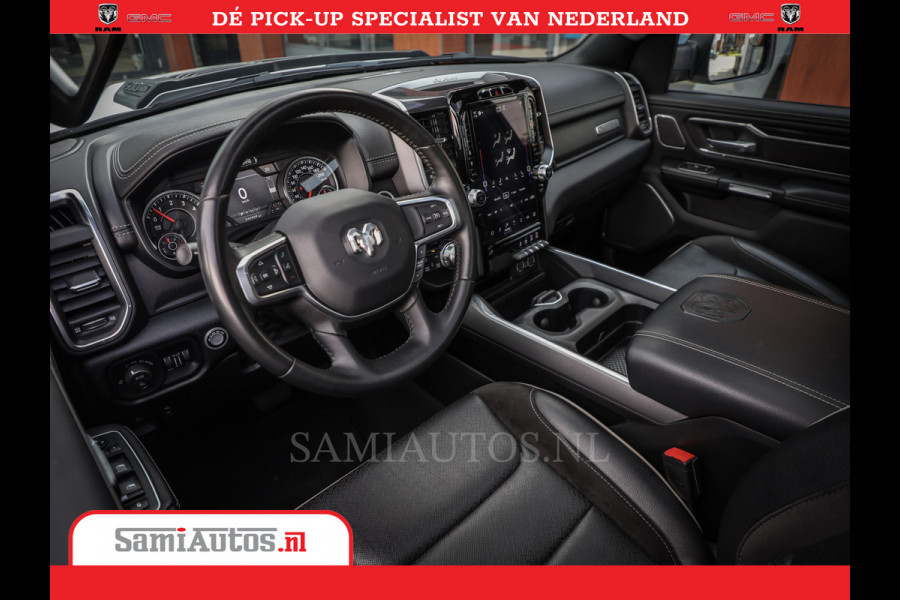 Dodge Ram 1500 Laramie Night Edition | 5.7V8 4X4 | Sport Line met Panorama dak en Camera en veel meer | Luxe Leder | Comfortabele Dubbele Cabine met Royale 5 Zitplaatsen |