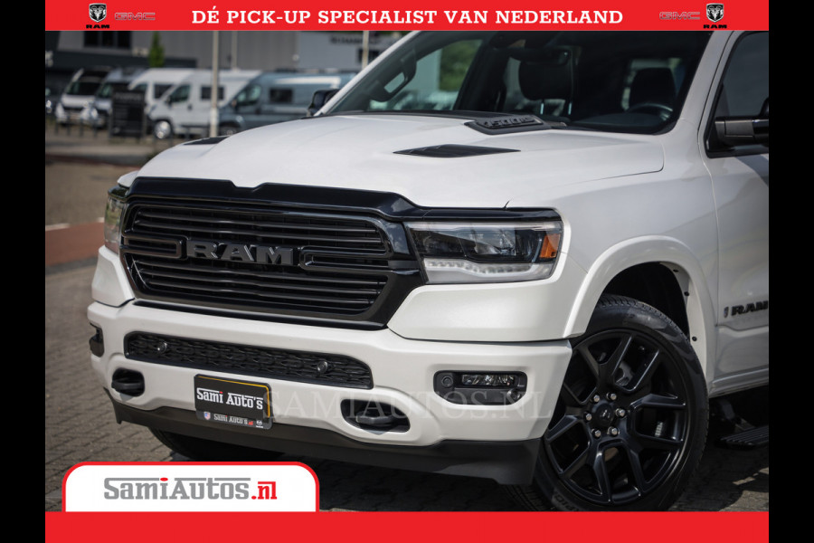 Dodge Ram 1500 Laramie Night Edition | 5.7V8 4X4 | Sport Line met Panorama dak en Camera en veel meer | Luxe Leder | Comfortabele Dubbele Cabine met Royale 5 Zitplaatsen |
