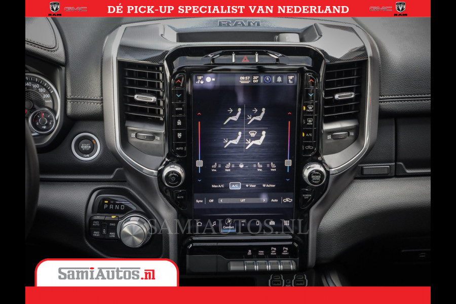 Dodge Ram 1500 Laramie Night Edition | 5.7V8 4X4 | Sport Line met Panorama dak en Camera en veel meer | Luxe Leder | Comfortabele Dubbele Cabine met Royale 5 Zitplaatsen |