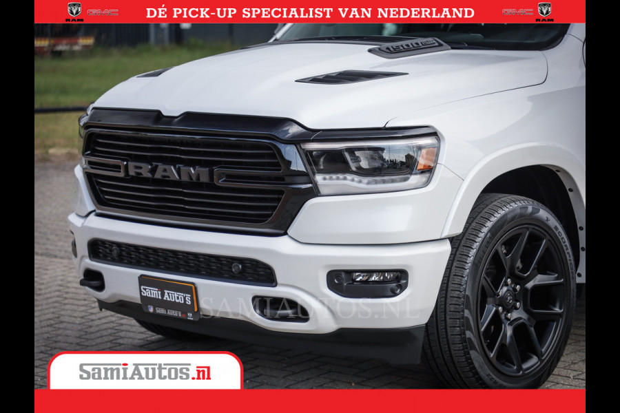 Dodge Ram 1500 Laramie Night Edition | 5.7V8 4X4 | Sport Line met Panorama dak en Camera en veel meer | Luxe Leder | Comfortabele Dubbele Cabine met Royale 5 Zitplaatsen |