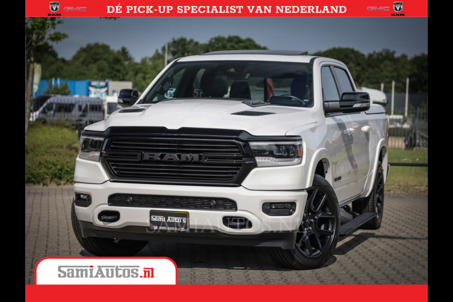 Dodge Ram 1500 Laramie Night Edition | 5.7V8 4X4 | Sport Line met Panorama dak en Camera en veel meer | Luxe Leder | Comfortabele Dubbele Cabine met Royale 5 Zitplaatsen |