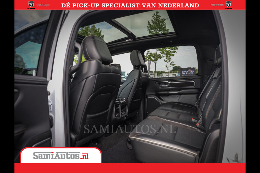 Dodge Ram 1500 Laramie Night Edition | 5.7V8 4X4 | Sport Line met Panorama dak en Camera en veel meer | Luxe Leder | Comfortabele Dubbele Cabine met Royale 5 Zitplaatsen |
