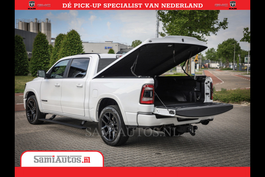 Dodge Ram 1500 Laramie Night Edition | 5.7V8 4X4 | Sport Line met Panorama dak en Camera en veel meer | Luxe Leder | Comfortabele Dubbele Cabine met Royale 5 Zitplaatsen |