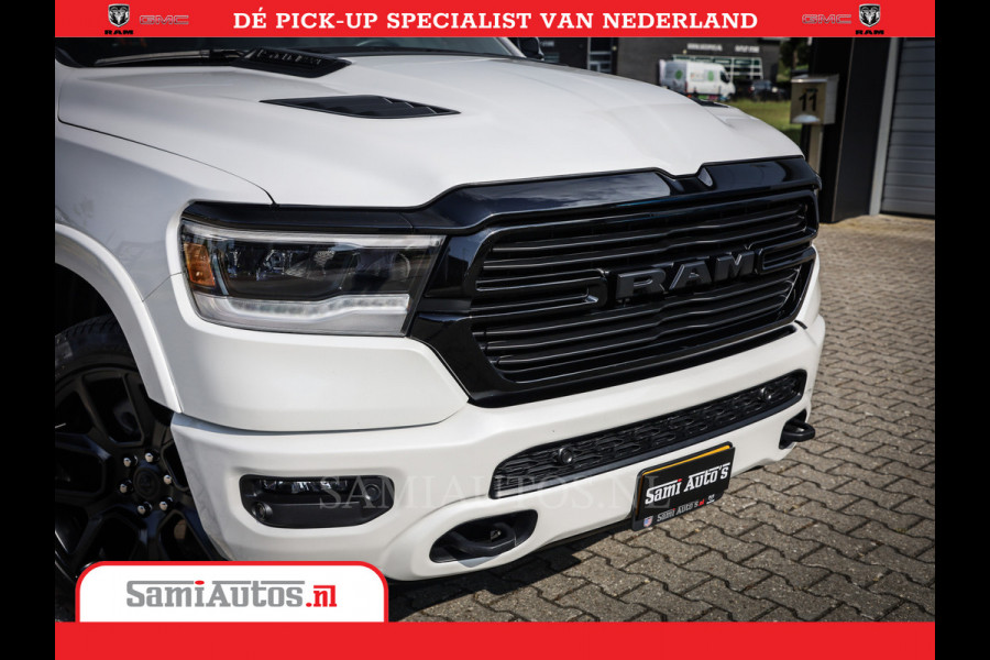 Dodge Ram 1500 Laramie Night Edition | 5.7V8 4X4 | Sport Line met Panorama dak en Camera en veel meer | Luxe Leder | Comfortabele Dubbele Cabine met Royale 5 Zitplaatsen |