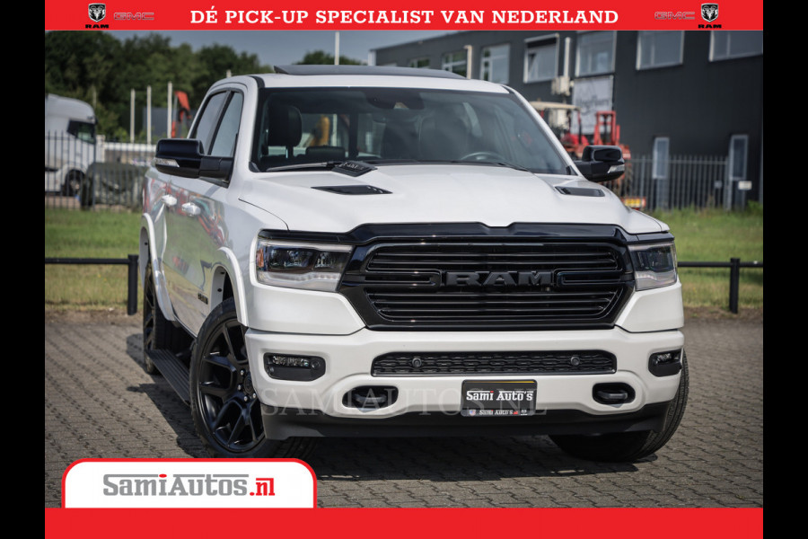 Dodge Ram 1500 Laramie Night Edition | 5.7V8 4X4 | Sport Line met Panorama dak en Camera en veel meer | Luxe Leder | Comfortabele Dubbele Cabine met Royale 5 Zitplaatsen |