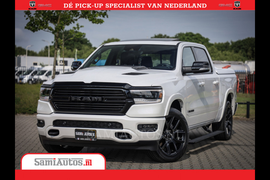 Dodge Ram 1500 Laramie Night Edition | 5.7V8 4X4 | Sport Line met Panorama dak en Camera en veel meer | Luxe Leder | Comfortabele Dubbele Cabine met Royale 5 Zitplaatsen |