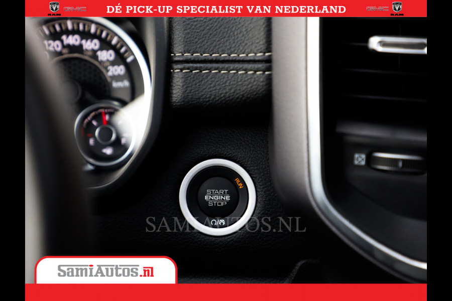 Dodge Ram 1500 Laramie Night Edition | 5.7V8 4X4 | Sport Line met Panorama dak en Camera en veel meer | Luxe Leder | Comfortabele Dubbele Cabine met Royale 5 Zitplaatsen |