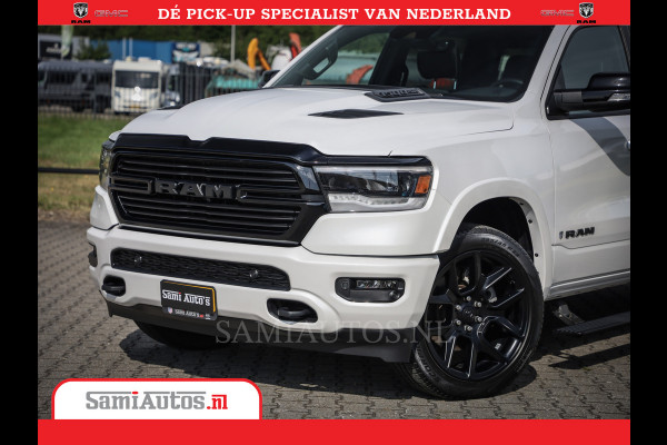 Dodge Ram 1500 Laramie Night Edition | 5.7V8 4X4 | Sport Line met Panorama dak en Camera en veel meer | Luxe Leder | Comfortabele Dubbele Cabine met Royale 5 Zitplaatsen |