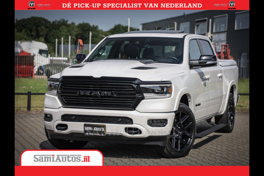 Dodge Ram 1500 Laramie Night Edition | 5.7V8 4X4 | Sport Line met Panorama dak en Camera en veel meer | Luxe Leder | Comfortabele Dubbele Cabine met Royale 5 Zitplaatsen |