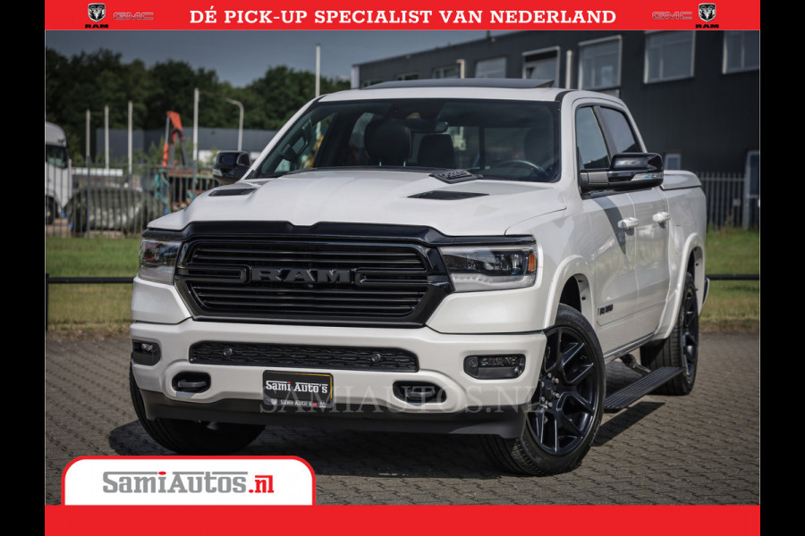 Dodge Ram 1500 Laramie Night Edition | 5.7V8 4X4 | Sport Line met Panorama dak en Camera en veel meer | Luxe Leder | Comfortabele Dubbele Cabine met Royale 5 Zitplaatsen |