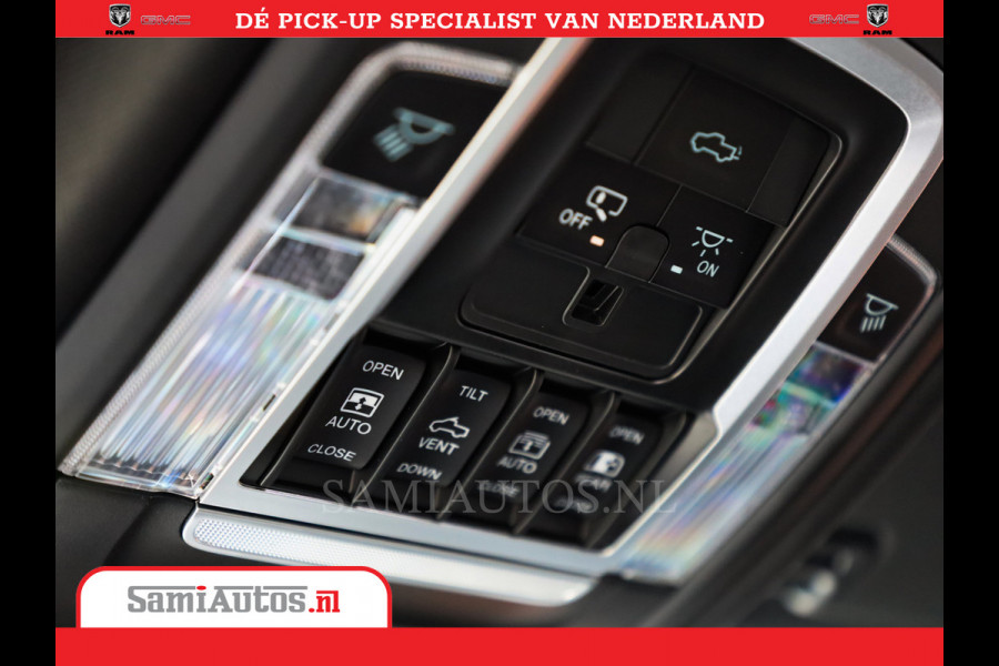 Dodge Ram 1500 Laramie Night Edition | 5.7V8 4X4 | Sport Line met Panorama dak en Camera en veel meer | Luxe Leder | Comfortabele Dubbele Cabine met Royale 5 Zitplaatsen |