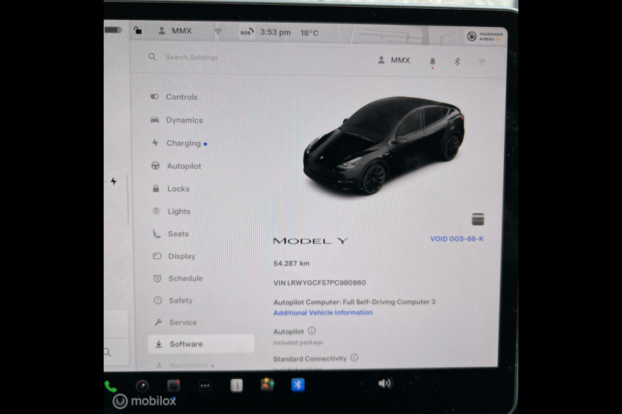 Tesla Model Y RWD 2023 X-TREME ACHTERLICHT