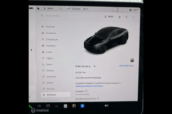 Tesla Model Y RWD 2023 X-TREME ACHTERLICHT
