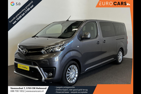 Toyota PROACE Electric Shuttle Long L3 Extra Range 75 kWh 9 pers. Navigatie Apple Carplay/Android Auto Parkeersensoren Cruise Control Lichtmetalen velgen Getinte ramen Airco