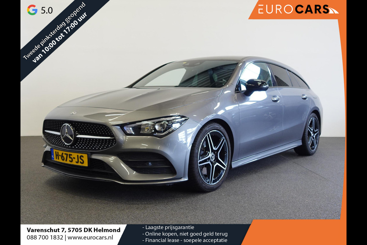 Mercedes-Benz CLA-Klasse Shooting Brake 200 Aut. DCT AMG Line Night Pakket Plus Pakket Ambiente Verlichting Leder Alcantara Trekhaak Full LED Navigatie PDC VA + Camera