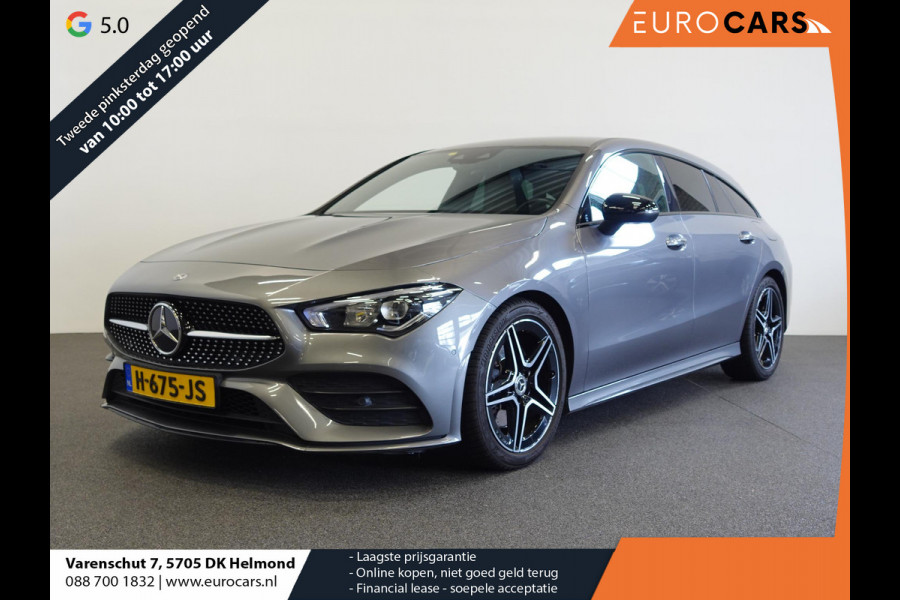 Mercedes-Benz CLA-Klasse Shooting Brake 200 Aut. DCT AMG Line Night Pakket Plus Pakket Ambiente Verlichting Leder Alcantara Trekhaak Full LED Navigatie PDC VA + Camera