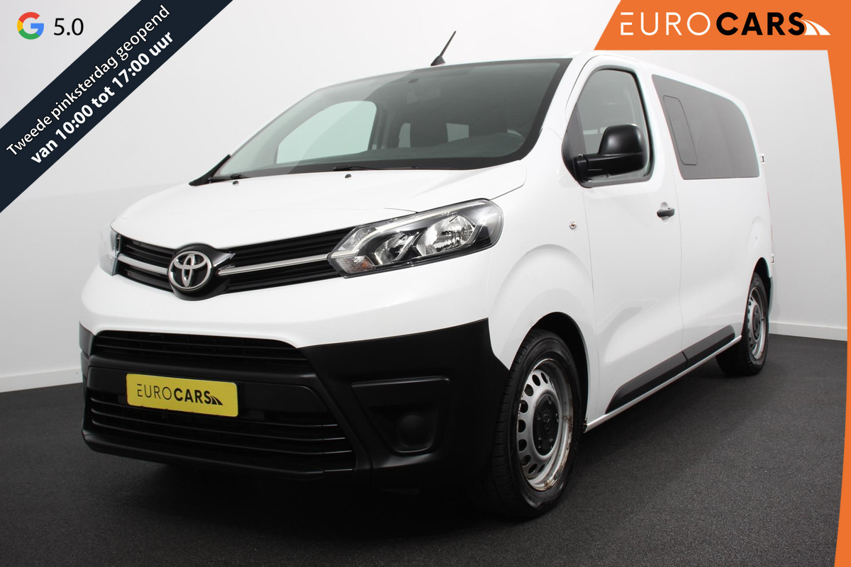 Toyota Proace Shuttle 1.5 D-4D 116pk Dynamic VP 9 persoons Trekhaak Airco Cruise Control Bluetooth Getinte ramen Toyota Proace Shuttle 1.5 D-4D 116pk Dynamic VP 9 persoons Trekhaak Airco Cruise Control Bluetooth Getinte ramen