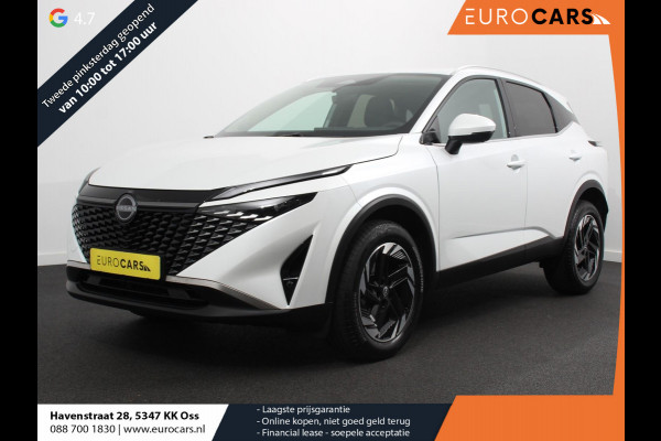 Nissan QASHQAI 1.3 MHEV Xtronic N-Connecta Navigatie Apple Carplay/ Android Auto 360 camera Parkeersensoren Adaptive Cruise Control Blind Spot Assist Stoelverwarming Half leder Climate Control