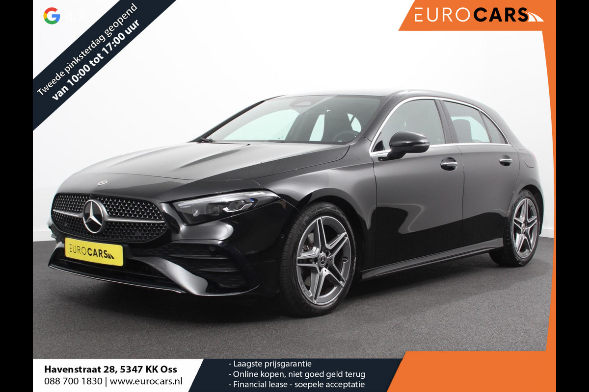 Mercedes-Benz A-Klasse 200 AMG Line Achteruitrij camera Verwarmde voorstoelen Navigatie LED Climate control Adaptieve cruise control Parkeersensoren Apple Carplay & Android Auto