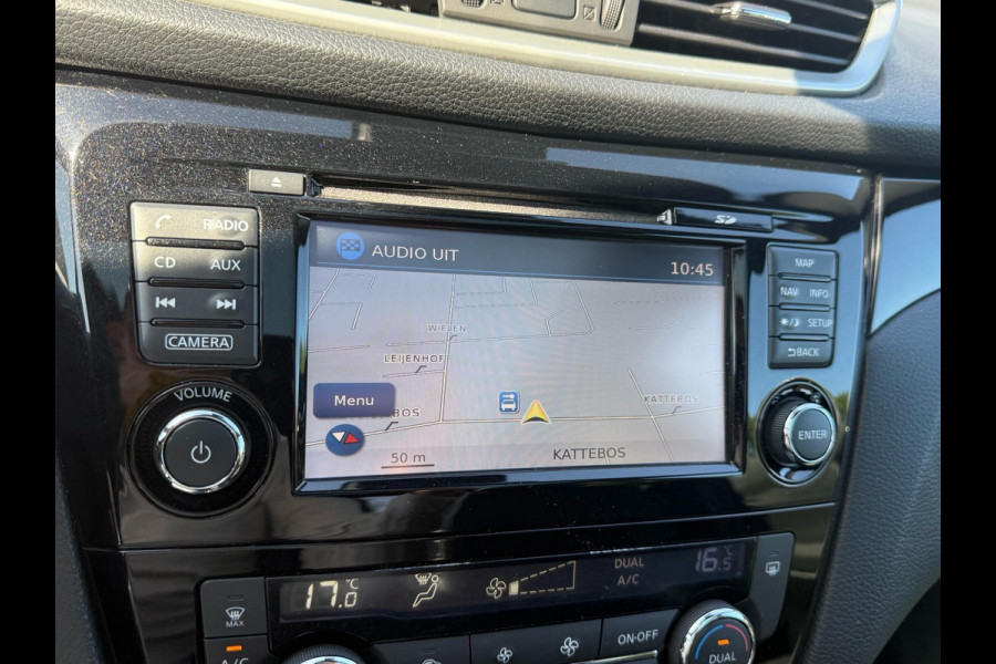 Nissan QASHQAI 1.2 N-Vision 115pk Trekhaak | Panoramadak | 360 graden Camera's | Stoelverwarming | Navigatie | Bluetooth