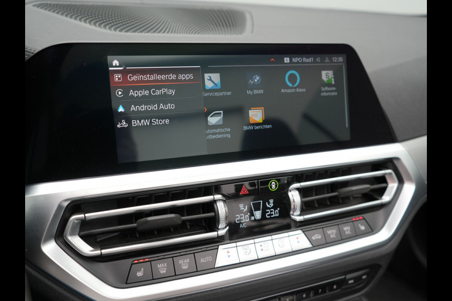 BMW 4 Serie Cabrio 420i M Sport Dealer O.H Sanremo Green | Lederen Sportstoelen Memory | Harman Kardon | Nekverwarming | 19"L.M | Apple Carplay | Trekhaak Afn. | Sfeerverlichting |
