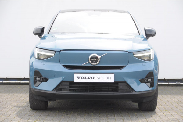 Volvo C40 Single Motor Extended Range Ultimate 82 kWh / Adaptieve cruise control / Parkeersensoren met 360 camera / Apple carplay / Keyless entry / Elektrische achterklep / Stoel - en stuurwielverwarming / Elektrische stoelen met geheugen / Harman Kardon audio