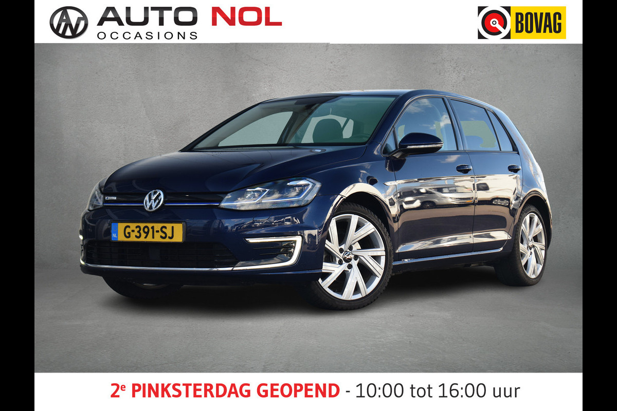 Volkswagen e-Golf e-Golf | Warmtepomp | Virtual | CarPlay | Stoelverwarming Volkswagen e-Golf e-Golf | Warmtepomp | Virtual | CarPlay | Stoelverwarming