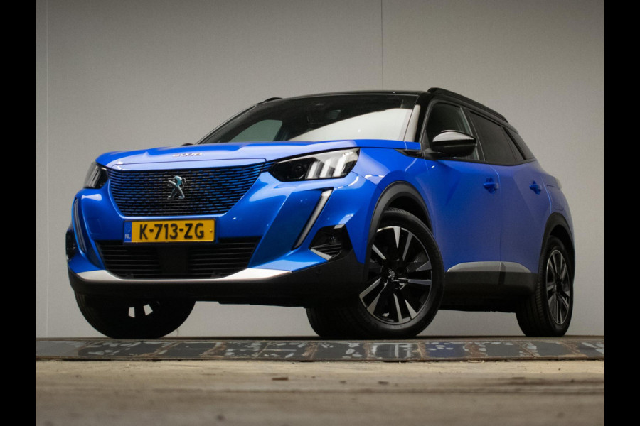 Peugeot e-2008 EV GT Pack 50 kWh Sport 3 FASE (PANORAMADAK,APPLE CARPLAY,LED,NAVI,3D CAMERA,ALCANTARA,DODE HOEK,NETTESTAAT)