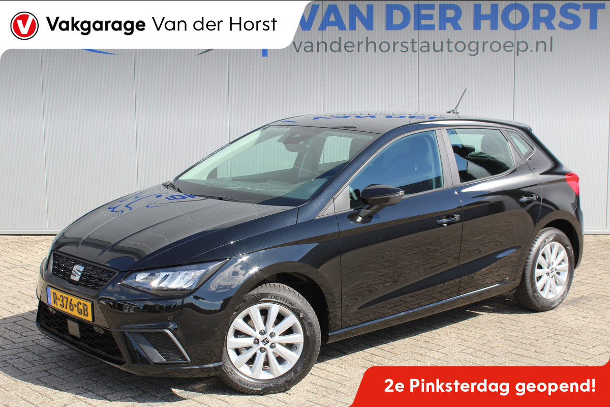 Seat Ibiza 1.0-96pk TSI Style. NIEUWSTE MODEL In nieuwstaat ! Volautm. airco, camera, elektr. ramen v+a, LED verlichting, stoelverwarming, metallic lak, Isofix, LM wielen, Apple Carplay / Android auto etc. Seat Ibiza 1.0-96pk TSI Style. NIEUWSTE MODEL In nieuwstaat ! Volautm. airco, camera, elektr. ramen v+a, LED verlichting, stoelverwarming, metallic lak, Isofix, LM wielen, Apple Carplay / Android auto etc.