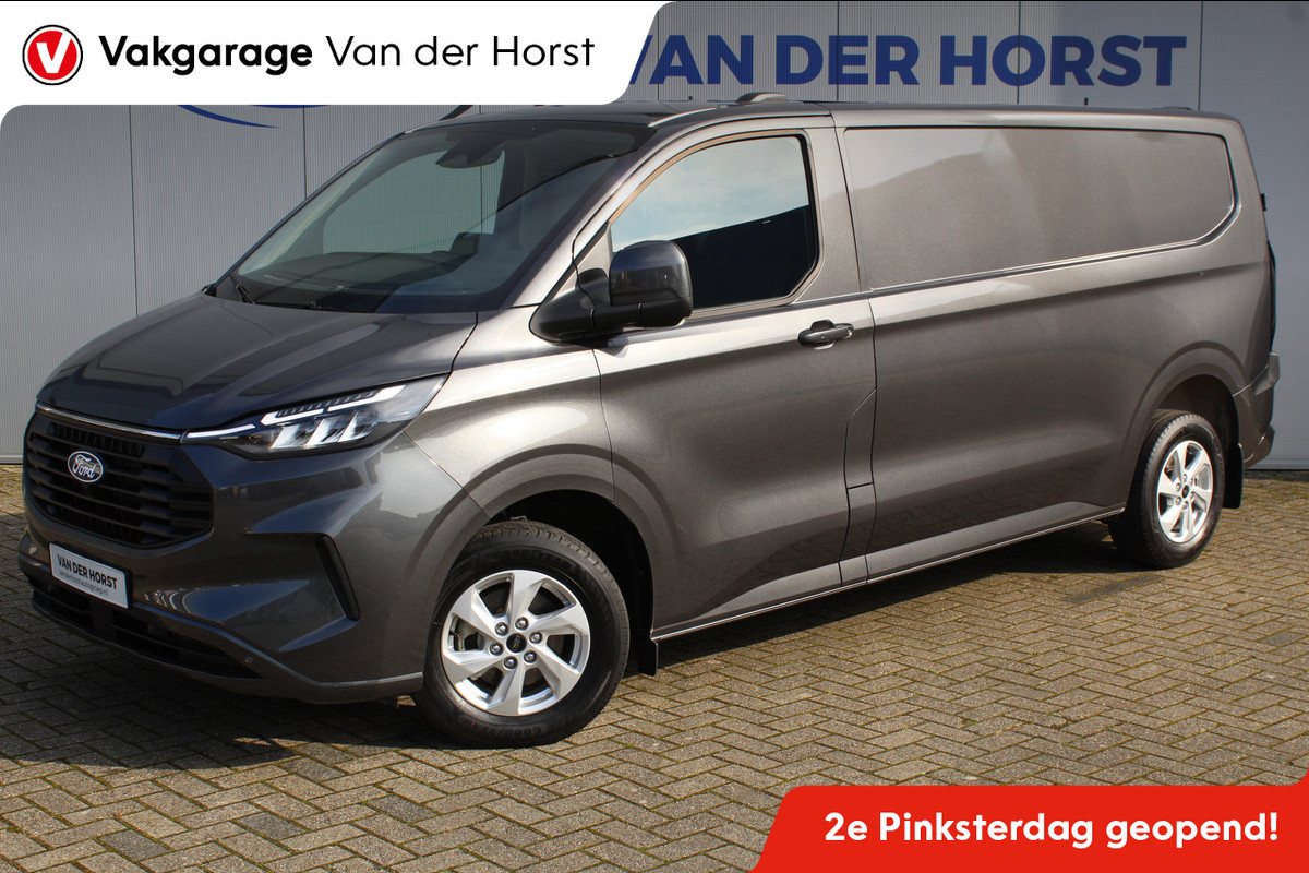 Ford Transit Custom 320 2.0-136pk TDCI L2H1 Limited. NIEUW MODEL ! Overtuig u van de rijkwaliteiten van dit nieuwe model Ford Transit Custom ! Volautm. airco, metallic lak, LM wielen, 3-zits, stoel-, spiegel- en voorraamverw., navigatie, telefoonvoorb., Apple Carplay/Android auto etc.