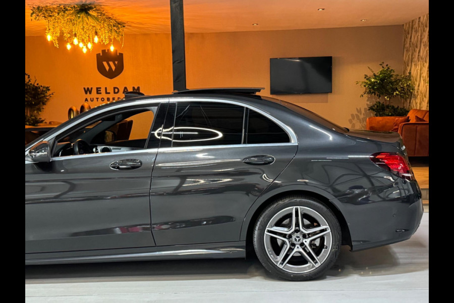 Mercedes-Benz C-Klasse 200 Business Solution AMG Garantie NAP Pano Camera PDC Cruise Digitale Cockpit Sfeer Clima Navi Rijklaar