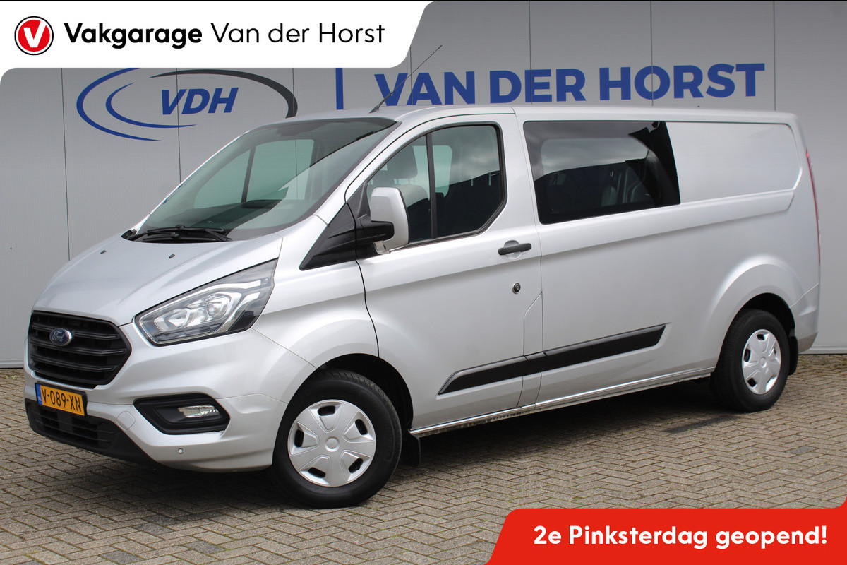 Ford Transit Custom 300 2.0-105pk TDCI L2H1 Trend Dubb. Cab. 6-zits parkeersensoren voor + achter - Bluetooth - Trekhaak - Cruise Control - Airco Ford Transit Custom 300 2.0-105pk TDCI L2H1 Trend Dubb. Cab. 6-zits parkeersensoren voor + achter - Bluetooth - Trekhaak - Cruise Control - Airco