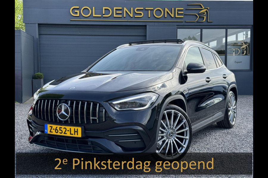 Mercedes-Benz GLA AMG 35 4MATIC 1e Eigenaar,Burmester Soundsystem,Panoramadak,Trekhaak,Kuipstoelen,Ambient Lighting,Vol Optie,APK tot 04-2026