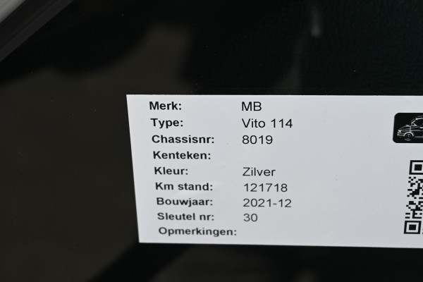 Mercedes-Benz Vito 114 CDI L2 Audio 40 Navigatie met camera, Trekhaak