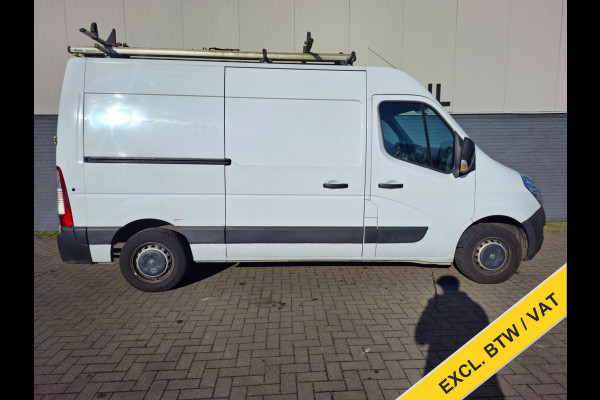 Opel Movano 2.3CDTI BiTurbo 146pk L2H2 3-Pers.Airco Cruise Trekhaak Pdc Schuifdeur ESP Bluetooth Betonplex Vloer Wandbetimmering Allesdragers EURO6 2.500KG Trekgewicht